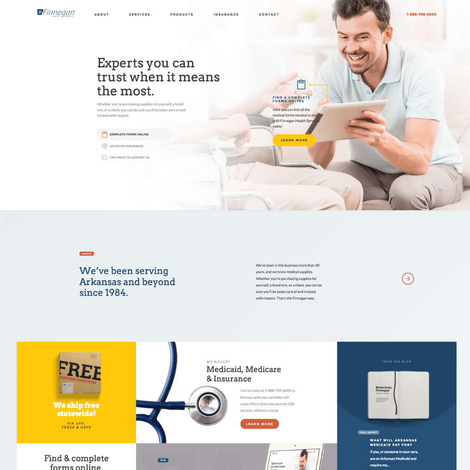 Finnegan Health desktop
