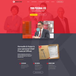 Kernodle & Katon desktop web site view